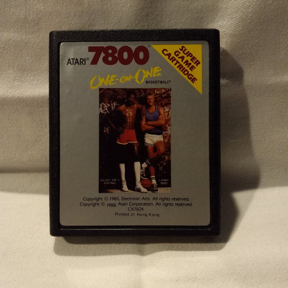 ONE-ON-ONE BASKETBALL CIB - ATARI 7800 UN-Tested - Picture 3 of 6